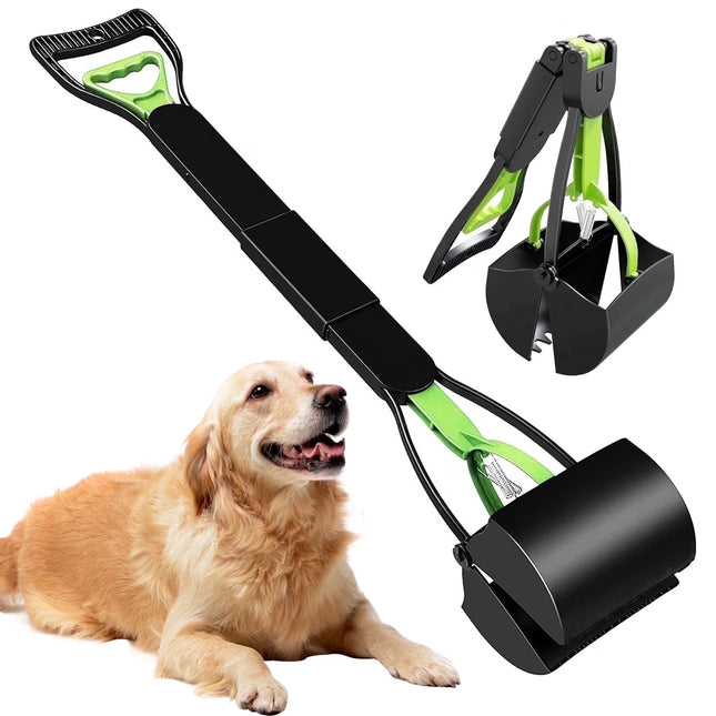Pooper Scooper,Folding Dog Poop Scooper for Large Small Dogs,Portable Dog Poop Pick up Tool for Yard,Grass,Dirt,Gravel