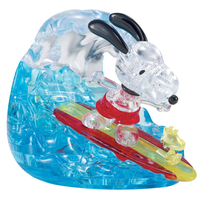 Peanuts Snoopy Surf Original 3D Crystal Puzzle by Bepuzzled, Ages 12 and Up